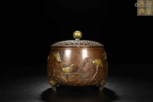 BRONZE CAPPING CENSER