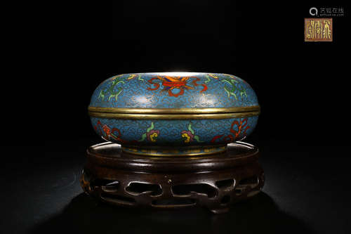 CLOISONNE 'BABAO' CAPPING BOX