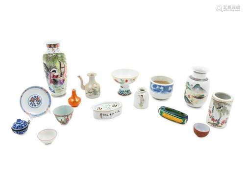 Twenty-Nine Chinese and Japanese Porcelain Wares