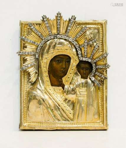 Russian Icon: Kazanskaya Mother of God