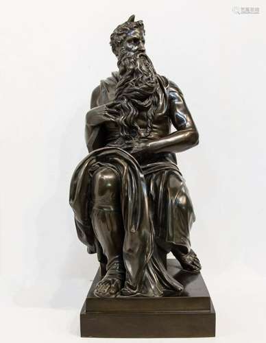 Michelangelo's Moses by Benedetto Boschetti, 1875