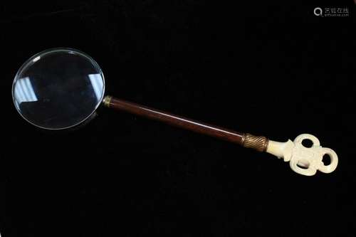 Antique Magnifier w Bone Handle