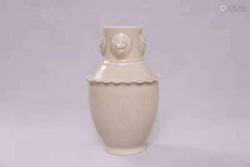 Song Chinese Ding Ware Porcelain Vase