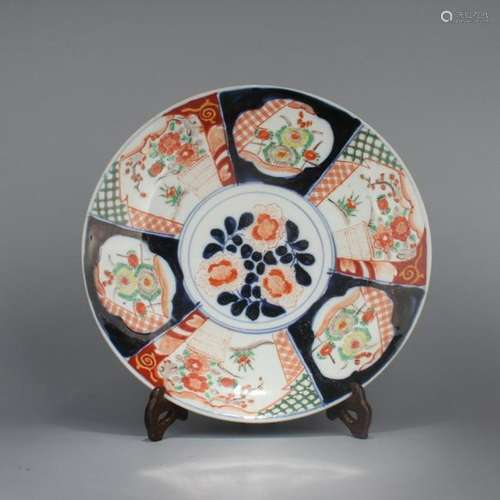 Qing Chinese Blue and White Porcelain Charger