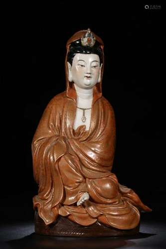 Republican Chinese Porcelain Guanyin,Mark