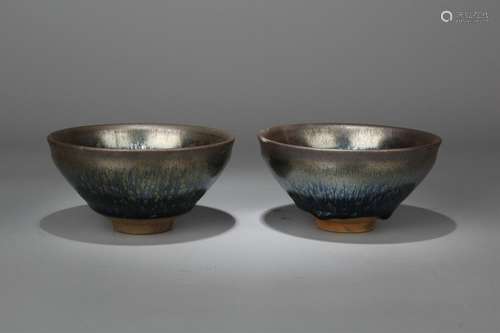 Two Chinese Jian Ware Bowl