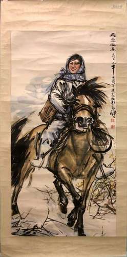 Chinese Ink/Color Scroll Painting