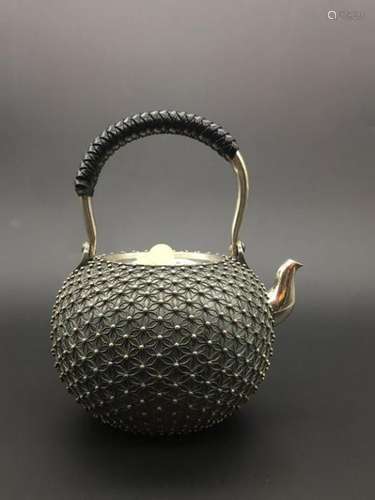 Chinese Silver Teapot