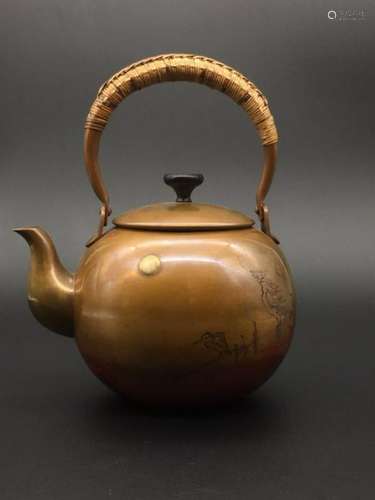 Chinese Copper Teapot