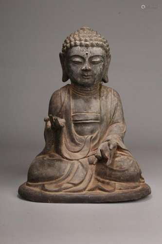 Qing Chinese Bronze Buddha