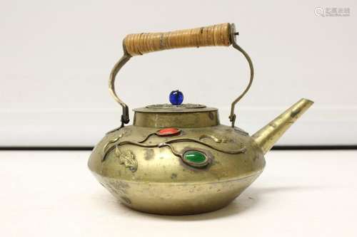 Chinese Brass Teapot