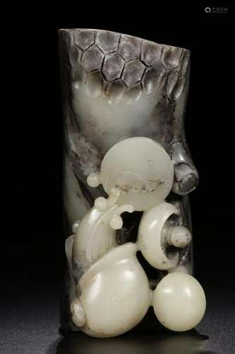 Republican Chinese Jade Carved Snails