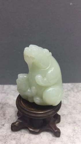 Qing Chinese Jade Carved Fish