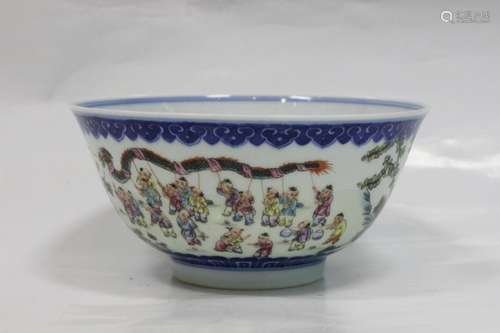 Chinese Famille Rose Porcelain Bowl