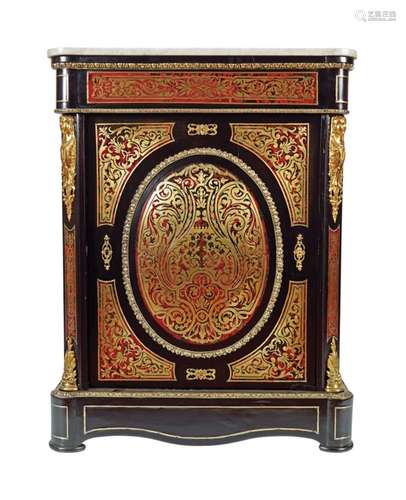 19TH-CENTURY BUHL CABINET