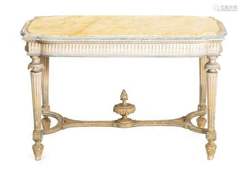 Table de chasse de style Louis XVI avec plateau de