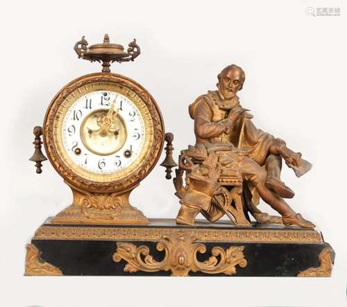 19TH-CENTURY MANTLE CLOCK