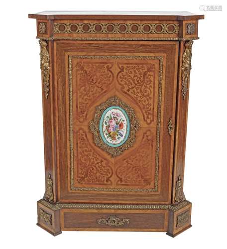 19TH-CENTURY KINGWOOD & ORMOLU MOUNTED CABINET