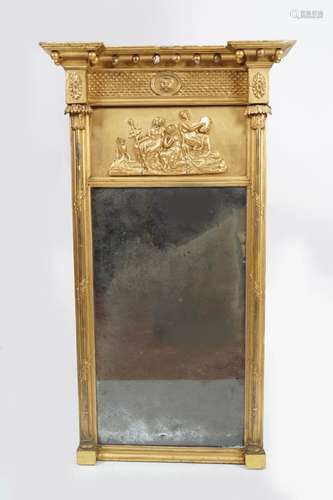 REGENCY GILT FRAMED PIER MIRROR