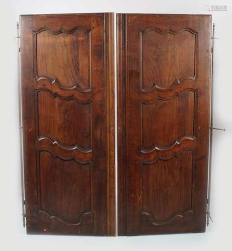 PAIR OF 18TH-CENTURY PANELLED DOORS