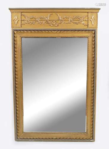 19TH-CENTURY GILT FRAMED PIER MIRROR