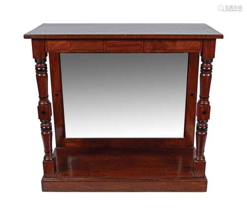 REGENCY PERIOD MAHOGANY CONSOLE TABLE