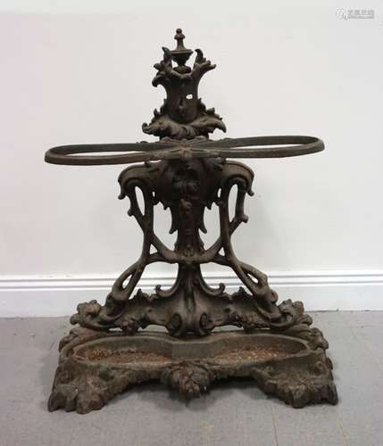 CAST IRON DOUBLE STICK STAND