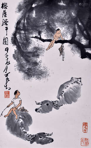 李可染 牧牛圖