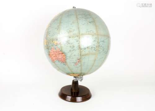 Philip's Challenge Globe, a 1960 terrestrial globe 13.5