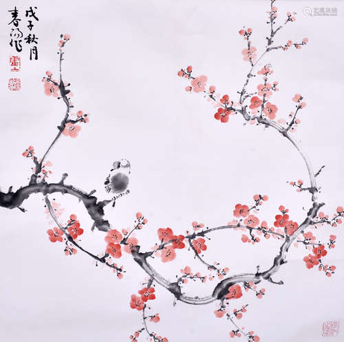 霍春陽 花鳥圖