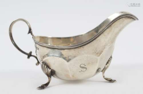 SILVER SAUCE BOAT