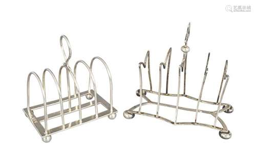 2 STERLING SILVER TOAST RACKS