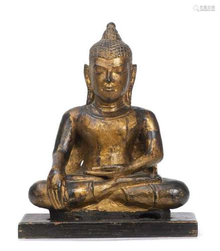 Buddha SHAKYAMUNI thaï ou birman en bronze