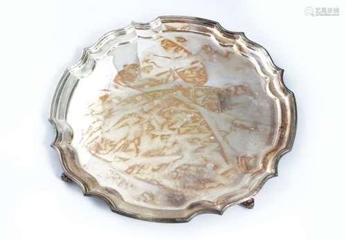 IRISH SILVER TRAY