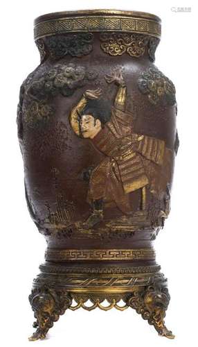 Vase en grès du Japon