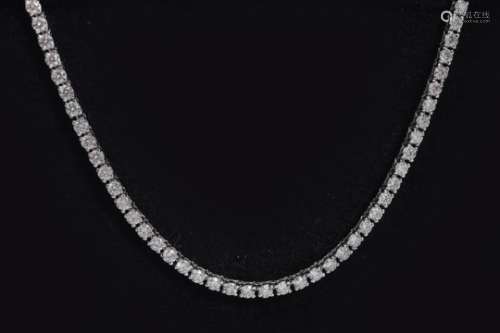 18 WHITE GOLD NECKLACE