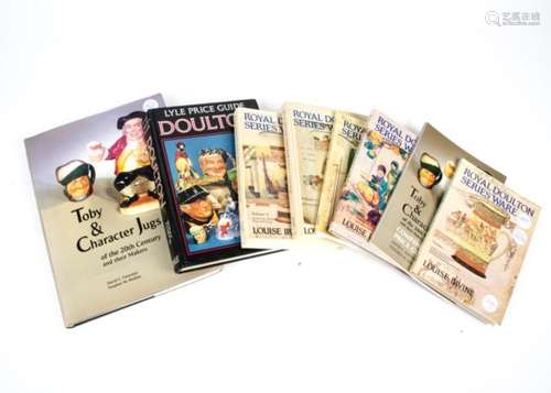 Of Doulton and Royal Doulton ceramic art history interest, a group of reference books on the