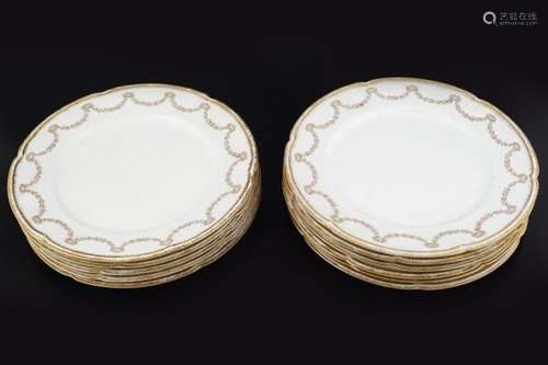 SET OF ELEVEN FRENCH PLATES