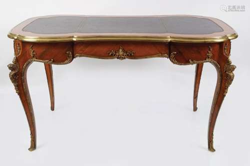 19TH-CENTURY KINGWOOD AND ORMOLU MOUNTED BUREAU PLAT