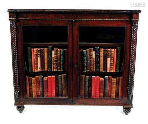 CORK REGENCY PERIOD DWARF BOOKCASE