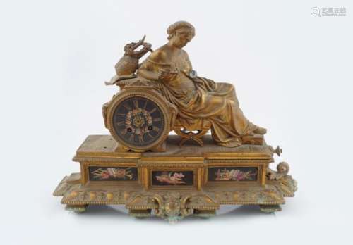 19TH-CENTURY SEVRES PANELLED AND GILT PLINTH