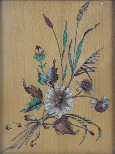 PAIR OF 19TH-CENTURY PAINTED WOOD PANELS