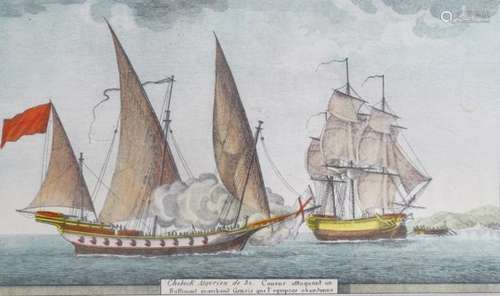 18TH-CENTURY COLOURED ENGRAVING