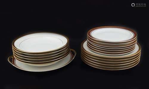 46 PIECE LIMOGES DINNER SERVICE