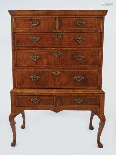 18TH-CENTURY WALNUT CHEST ON STAND