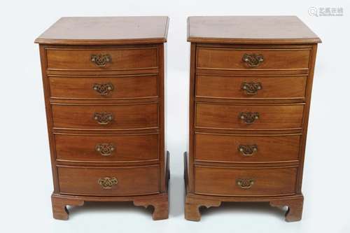 PAIR OF GEORGE III BEDSIDE CHESTS