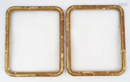 PAIR OF 19TH-CENTURY GILT PHOTO FRAMES