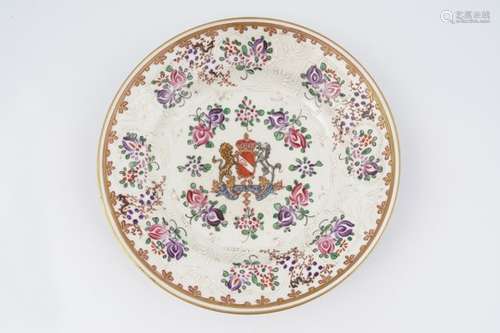 19TH-CENTURY SAMSON ARMORIAL PLATE