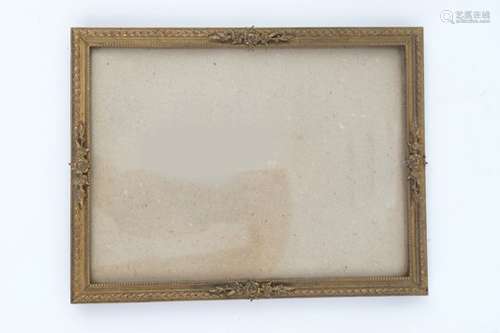 EDWARDIAN GILT BRONZE PHOTO FRAME