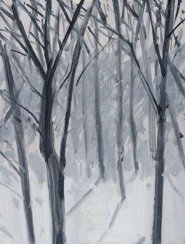 Alex Katz (American, b. 1927) Study for Snow, 1993